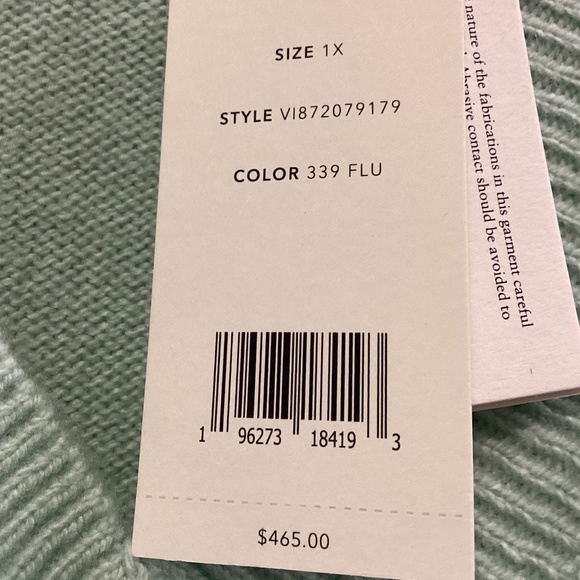 Vince Wool & Cashmere Blend Sweater (Plus Size) 1X - Picture 14 of 14